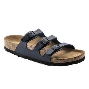 Birkenstock Florida Sandal Soft Footbed Navy Birko Flor women’s size 7